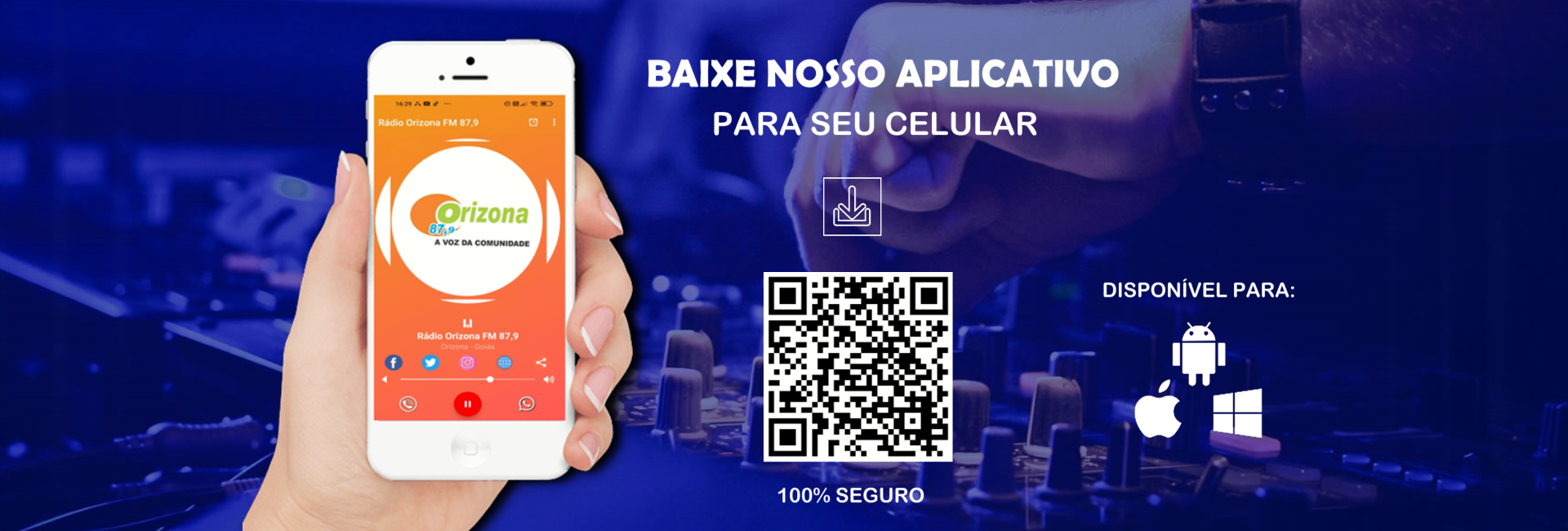 Baixe nosso Aplicativo