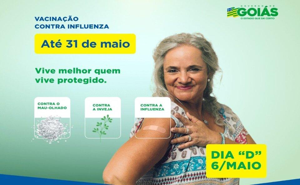 Influenza: Governo de Goiás lança campanha para divulgar vacinação